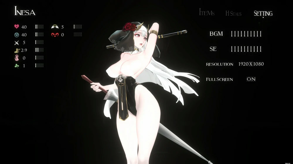 电脑版【究极ACT官中全动态】棘罪修女v0.75 骑-大壮游戏