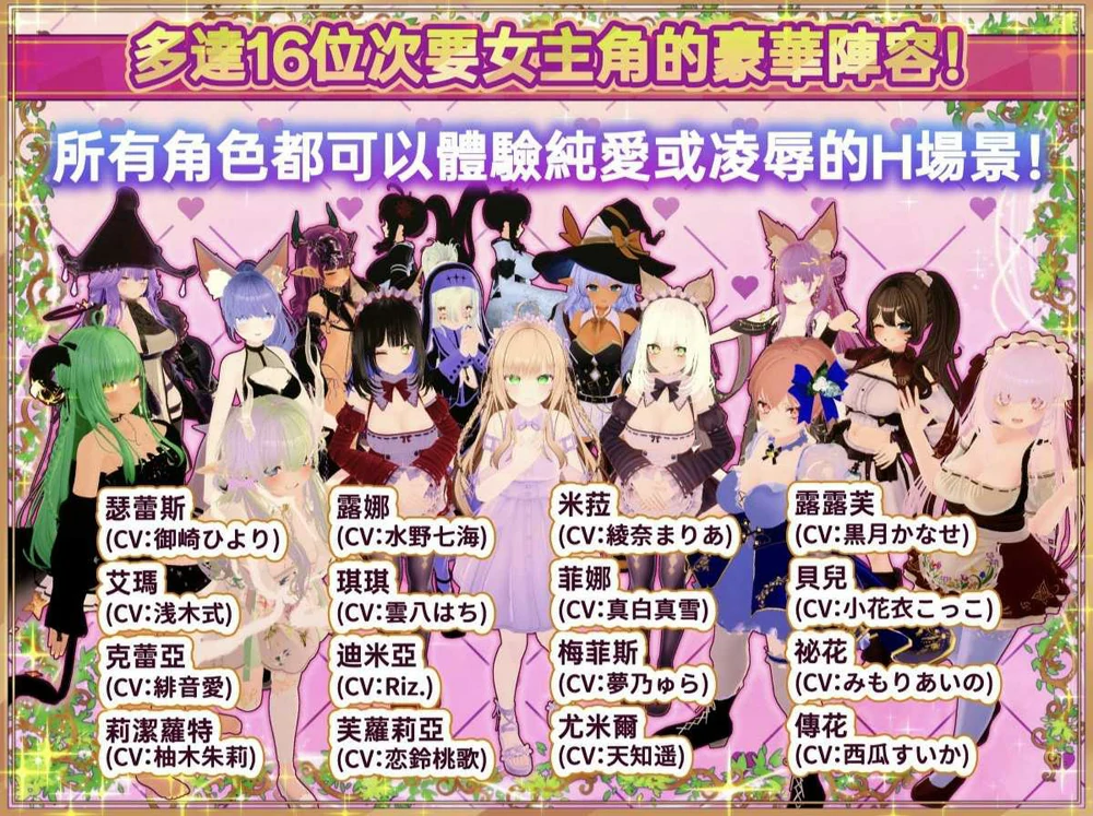 图片[13]-电脑版【3D互动SLG全动态全CV】异世界树的巫女～用魔法触摸尽情做色色的事 官中+DLC 步-大壮游戏