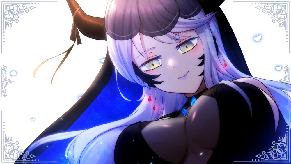 图片[1]-安卓+电脑【互动SLG全CV】我与苍蓝之森的盲眼魔女 新作 步-大壮游戏