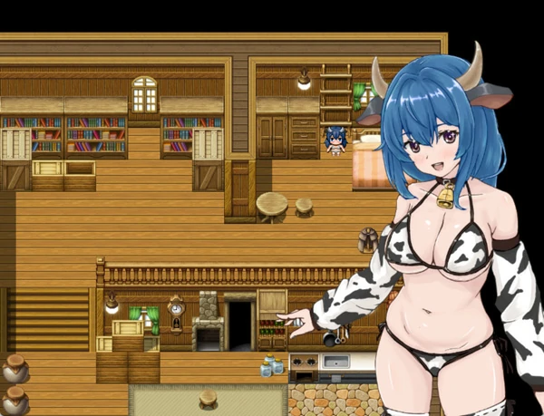 图片[2]-安卓+电脑【日系RPG汉化】牛娘酱与奴隶君的甜蜜生存生活v1.0 作弊 骑-大壮游戏