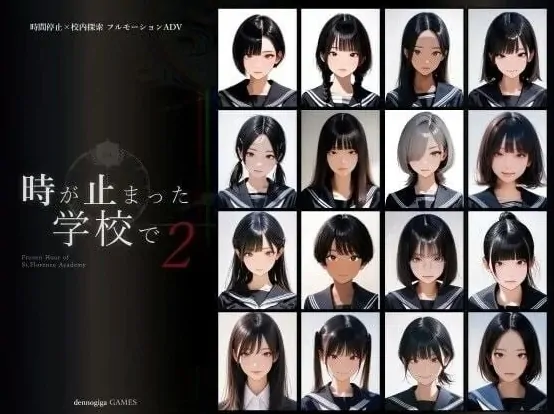 图片[2]-安卓+电脑【爆款SLG/动态/CV/JK少女】在时间停止的学校里2 骑-大壮游戏