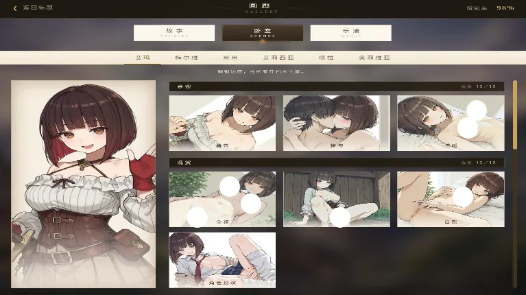 图片[4]-安卓+电脑【爆款SLG/动态/触摸】苦涩甜蜜的终幕 Bitter Sweets The End v1.1.1 骑-大壮游戏